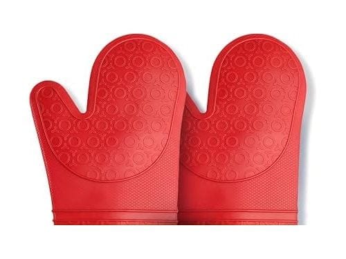 Silicone Oven Mitts, 14.7-Inch Pair